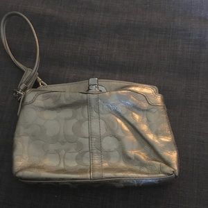 Gold Coach wristlet pocketbook
